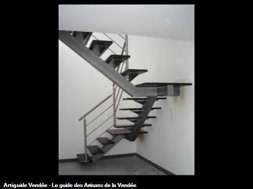 Sermesa , ferronnerie , olonne sur mer Créatif Central Escalier