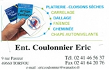 COULONNIER ERIC plâtrier