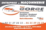 ROLAND GORGE MACONNERIE - maçon - GRUES 85580